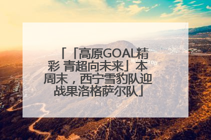 「高原GOAL精彩 青超向未来」本周末，西宁雪豹队迎战果洛格萨尔队