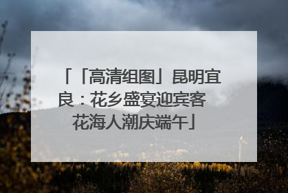 「高清组图」昆明宜良：花乡盛宴迎宾客 花海人潮庆端午