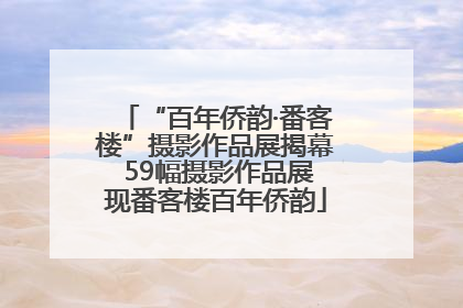 “百年侨韵·番客楼”摄影作品展揭幕 59幅摄影作品展现番客楼百年侨韵