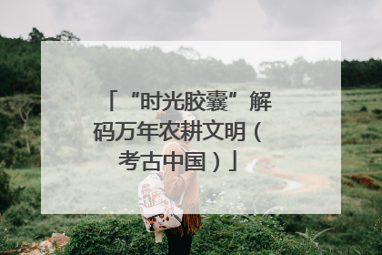 “时光胶囊”解码万年农耕文明（考古中国）