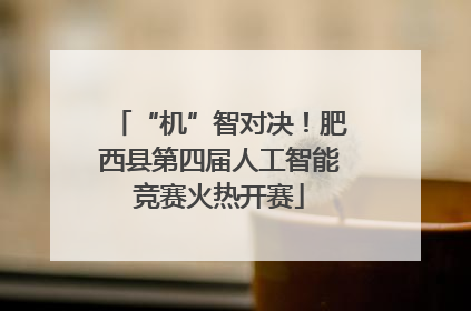 “机”智对决！肥西县第四届人工智能竞赛火热开赛