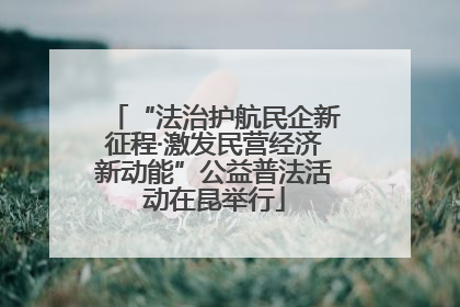 “法治护航民企新征程·激发民营经济新动能”公益普法活动在昆举行