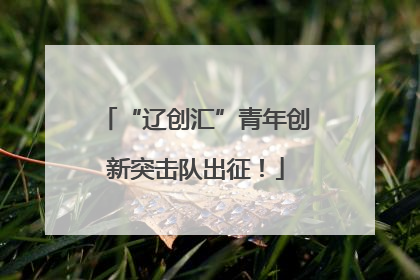 “辽创汇”青年创新突击队出征！
