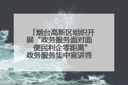 烟台高新区组织开展“政务服务面对面 便民利企零距离”政务服务集中宣讲暨政府开放月活动