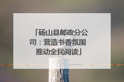 砀山县邮政分公司：营造书香氛围 推动全民阅读