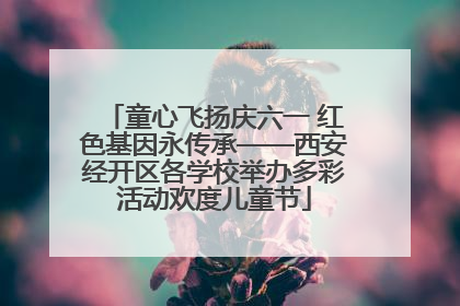 童心飞扬庆六一 红色基因永传承——西安经开区各学校举办多彩活动欢度儿童节