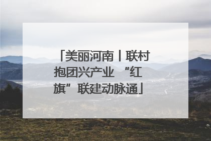 美丽河南丨联村抱团兴产业 “红旗”联建动脉通