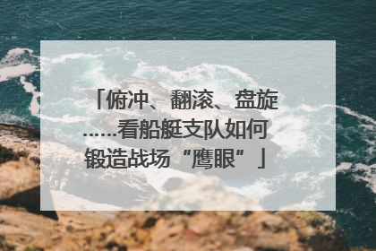 俯冲、翻滚、盘旋……看船艇支队如何锻造战场“鹰眼”