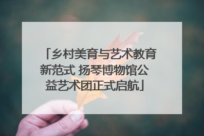乡村美育与艺术教育新范式 扬琴博物馆公益艺术团正式启航