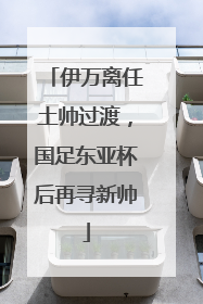 伊万离任土帅过渡，国足东亚杯后再寻新帅