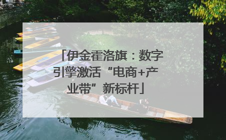 伊金霍洛旗：数字引擎激活“电商+产业带”新标杆