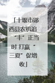 十堰市郧西县农机追“丰”正当时 打赢“三夏”促增收