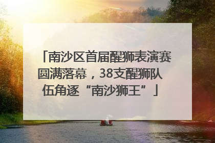 南沙区首届醒狮表演赛圆满落幕，38支醒狮队伍角逐“南沙狮王”