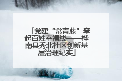 党建“常青藤”牵起百姓幸福线——桦南县秀北社区创新基层治理纪实