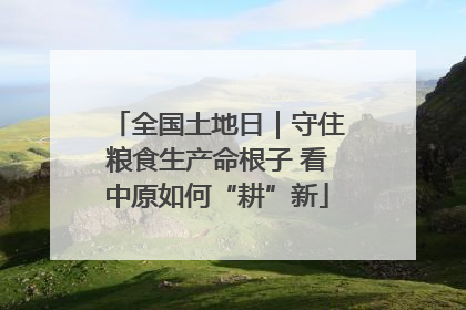 全国土地日｜守住粮食生产命根子 看中原如何“耕”新
