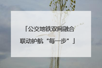 公交地铁双网融合 联动护航“每一步”