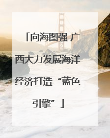 向海图强 广西大力发展海洋经济打造“蓝色引擎”