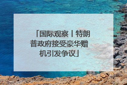 国际观察丨特朗普政府接受豪华赠机引发争议