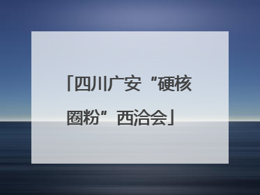 四川广安“硬核圈粉”西洽会