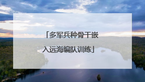 多军兵种骨干嵌入远海编队训练