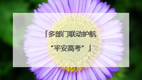 多部门联动护航“平安高考”