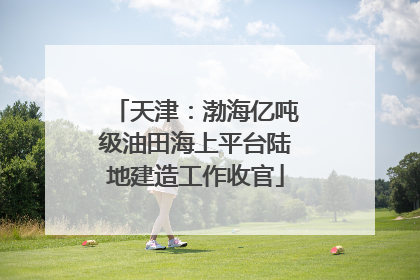 天津：渤海亿吨级油田海上平台陆地建造工作收官