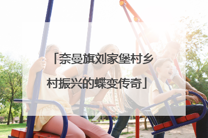 奈曼旗刘家堡村乡村振兴的蝶变传奇