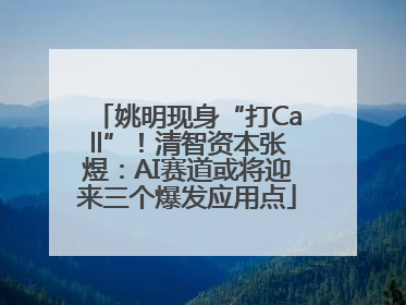 姚明现身“打Call”！清智资本张煜：AI赛道或将迎来三个爆发应用点