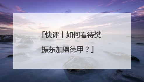 快评丨如何看待樊振东加盟德甲？