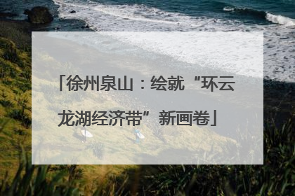 徐州泉山：绘就“环云龙湖经济带”新画卷