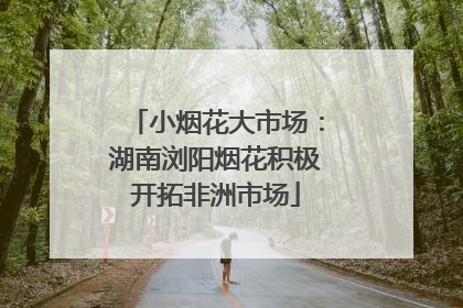 小烟花大市场：湖南浏阳烟花积极开拓非洲市场