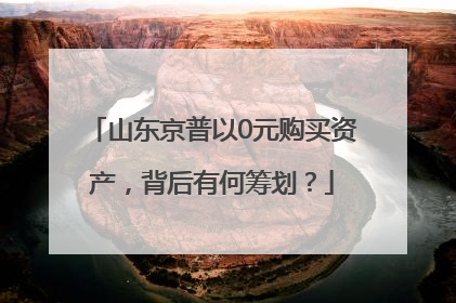 山东京普以0元购买资产，背后有何筹划？