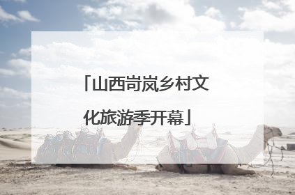 山西岢岚乡村文化旅游季开幕