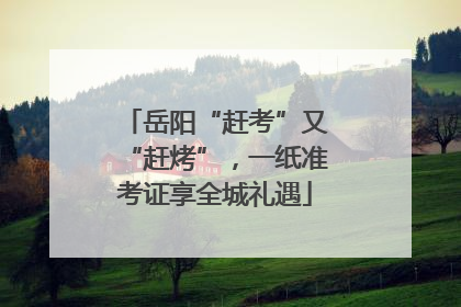 岳阳“赶考”又“赶烤”，一纸准考证享全城礼遇