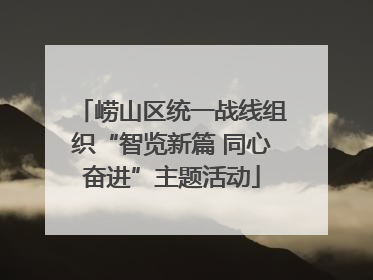 崂山区统一战线组织“智览新篇 同心奋进”主题活动