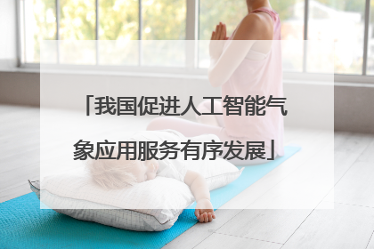 我国促进人工智能气象应用服务有序发展