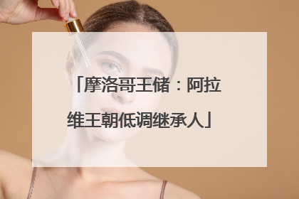 摩洛哥王储：阿拉维王朝低调继承人