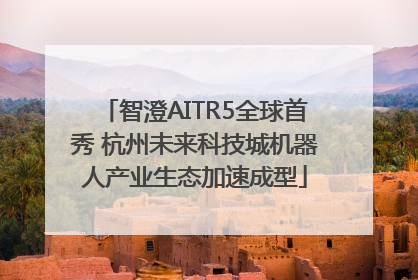 智澄AITR5全球首秀 杭州未来科技城机器人产业生态加速成型