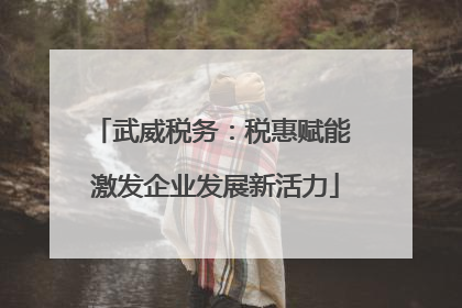 武威税务：税惠赋能 激发企业发展新活力