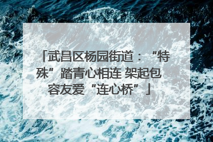 武昌区杨园街道：“特殊”踏青心相连 架起包容友爱“连心桥”