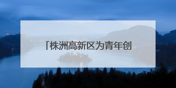 株洲高新区为青年创业者打造全链条生态