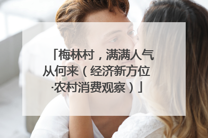 梅林村，满满人气从何来（经济新方位·农村消费观察）