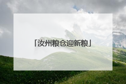 汝州粮仓迎新粮