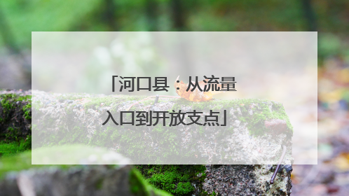 河口县：从流量入口到开放支点