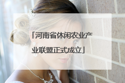 河南省休闲农业产业联盟正式成立