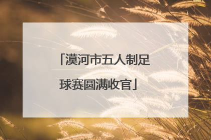 漠河市五人制足球赛圆满收官
