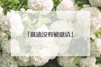 莫迪没有被邀请