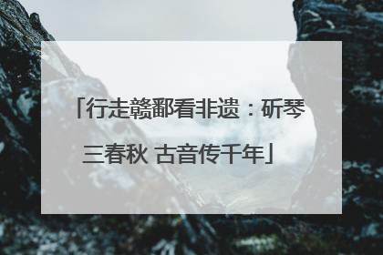 行走赣鄱看非遗：斫琴三春秋 古音传千年