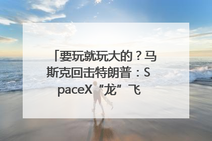 要玩就玩大的？马斯克回击特朗普：SpaceX“龙”飞船将立即退役！