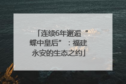 连续6年邂逅“蝶中皇后”：福建永安的生态之约